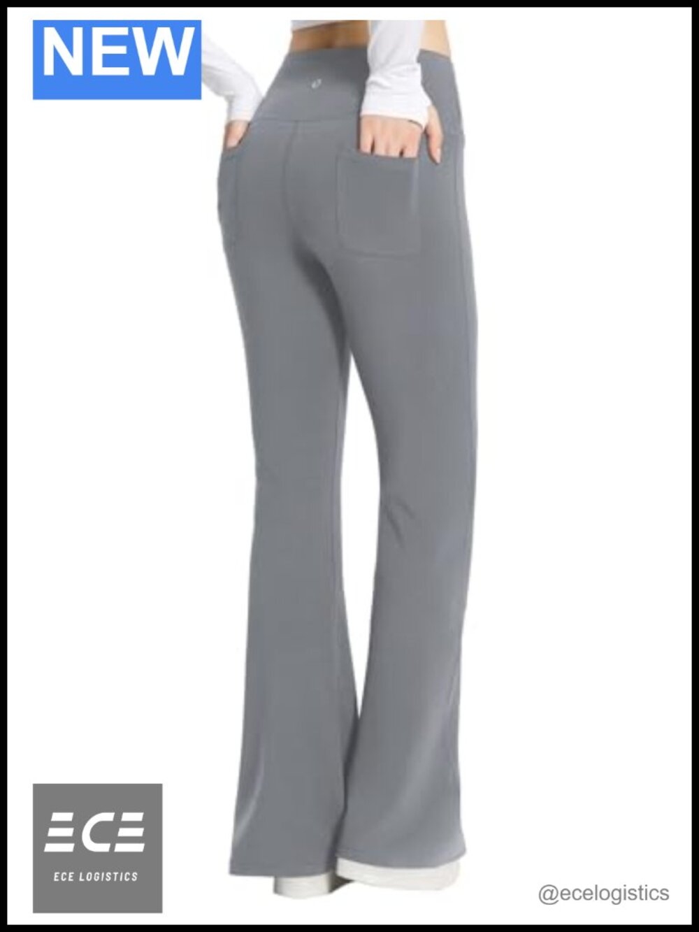 Baleaf Women's Cotton Flare Yoga Pants High Waisted Bootcut Leggings 32" Inseam